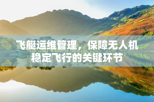 飞艇运维管理，保障无人机稳定飞行的关键环节