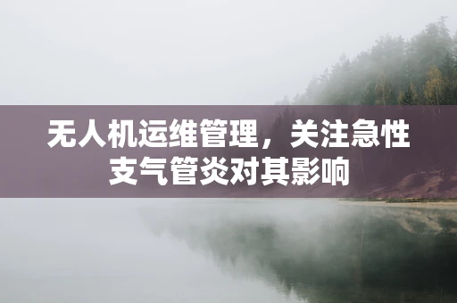 无人机运维管理，关注急性支气管炎对其影响