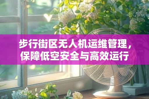 步行街区无人机运维管理，保障低空安全与高效运行