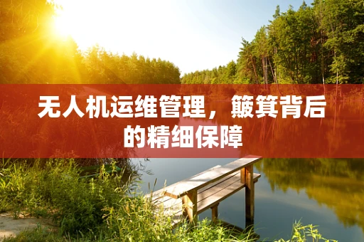 无人机运维管理，簸箕背后的精细保障