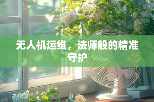 无人机运维，法师般的精准守护