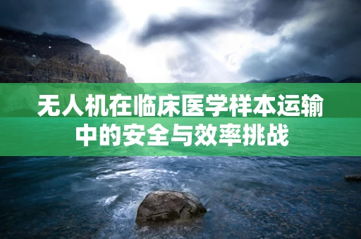 无人机在临床医学样本运输中的安全与效率挑战