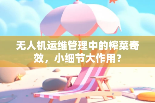无人机运维管理中的榨菜奇效，小细节大作用？