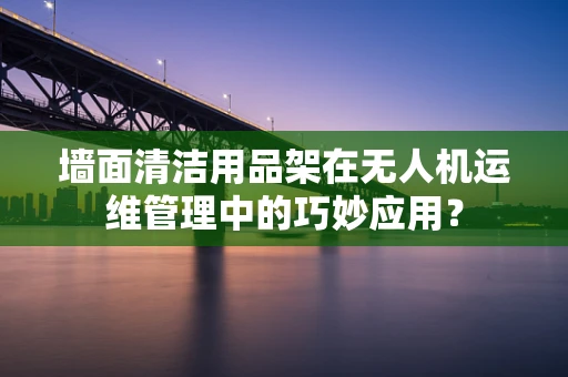 墙面清洁用品架在无人机运维管理中的巧妙应用？