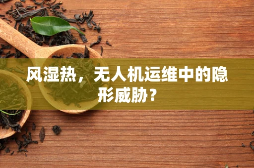 风湿热，无人机运维中的隐形威胁？