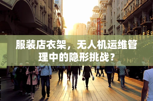 服装店衣架，无人机运维管理中的隐形挑战？
