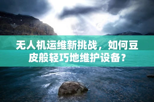无人机运维新挑战，如何豆皮般轻巧地维护设备？