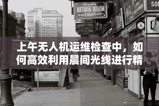 上午无人机运维检查中，如何高效利用晨间光线进行精准定位与故障排查？