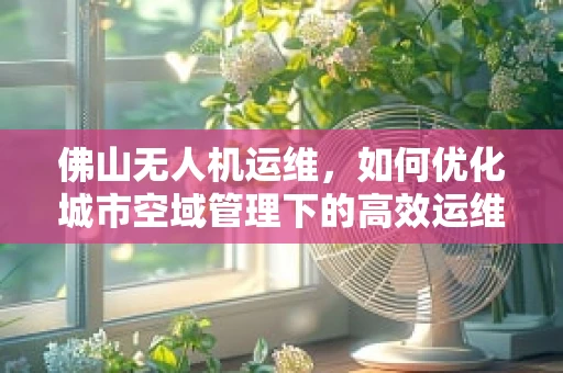 佛山无人机运维，如何优化城市空域管理下的高效运维策略？