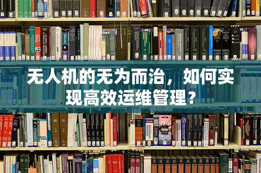 无人机的无为而治，如何实现高效运维管理？