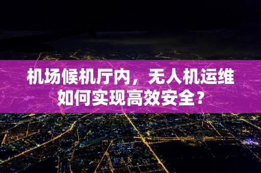 机场候机厅内，无人机运维如何实现高效安全？