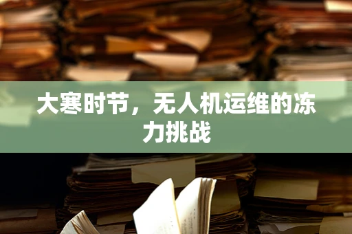 大寒时节，无人机运维的冻力挑战