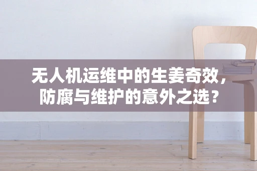 无人机运维中的生姜奇效，防腐与维护的意外之选？