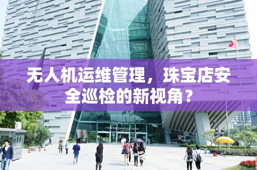 无人机运维管理，珠宝店安全巡检的新视角？
