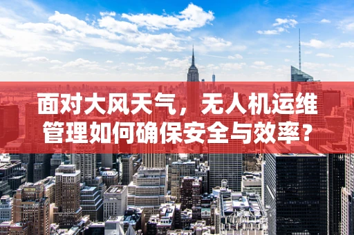 面对大风天气，无人机运维管理如何确保安全与效率？