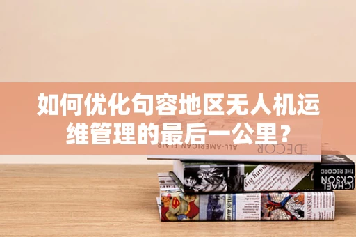 如何优化句容地区无人机运维管理的最后一公里？