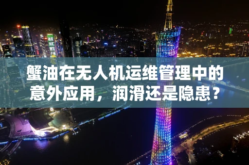 蟹油在无人机运维管理中的意外应用，润滑还是隐患？