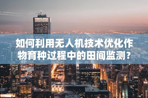 如何利用无人机技术优化作物育种过程中的田间监测？