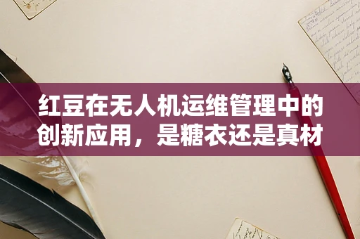 红豆在无人机运维管理中的创新应用，是糖衣还是真材实料？