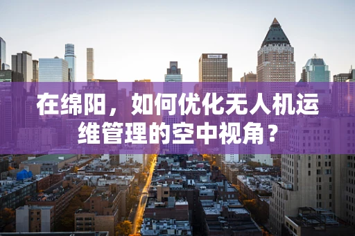 在绵阳，如何优化无人机运维管理的空中视角？