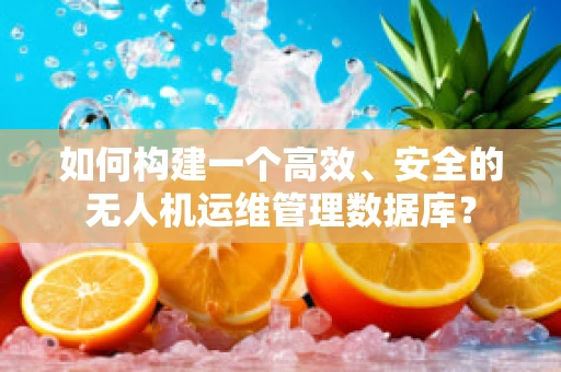 如何构建一个高效、安全的无人机运维管理数据库？