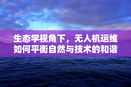 生态学视角下，无人机运维如何平衡自然与技术的和谐？