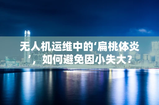 无人机运维中的‘扁桃体炎’，如何避免因小失大？
