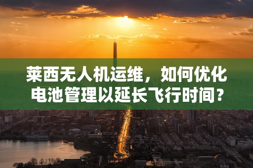 莱西无人机运维，如何优化电池管理以延长飞行时间？