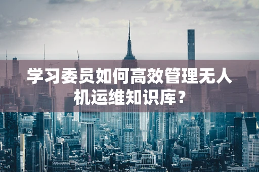 学习委员如何高效管理无人机运维知识库？