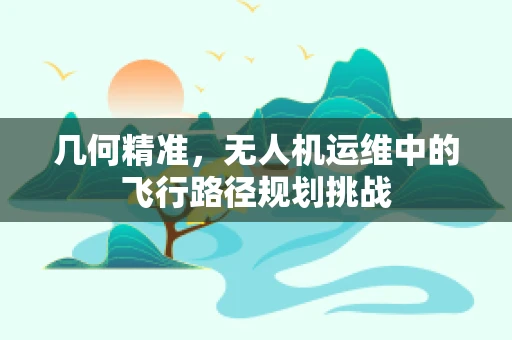 几何精准，无人机运维中的飞行路径规划挑战