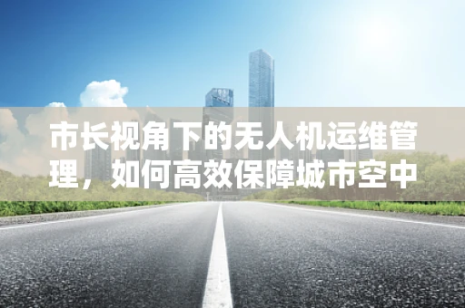 市长视角下的无人机运维管理，如何高效保障城市空中安全？