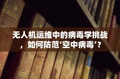 无人机运维中的病毒学挑战，如何防范‘空中病毒’？