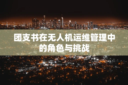团支书在无人机运维管理中的角色与挑战