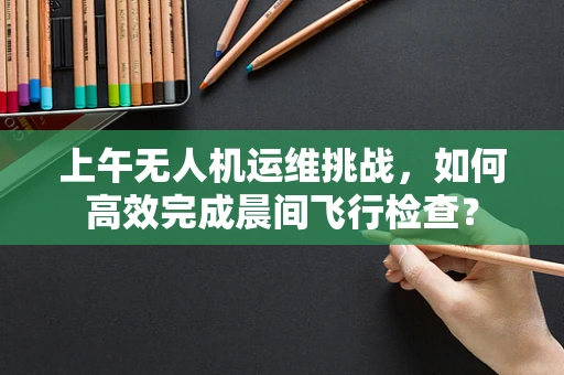上午无人机运维挑战，如何高效完成晨间飞行检查？