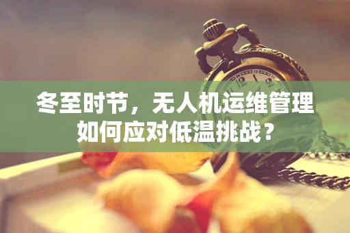 冬至时节，无人机运维管理如何应对低温挑战？