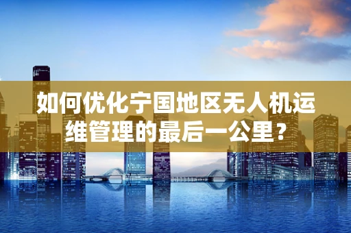 如何优化宁国地区无人机运维管理的最后一公里？