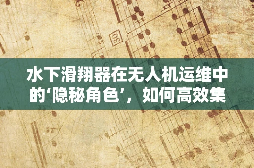 水下滑翔器在无人机运维中的‘隐秘角色’，如何高效集成与维护？