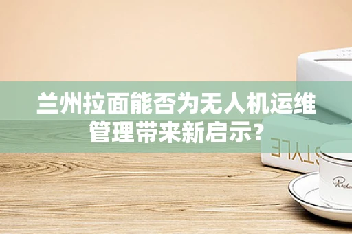 兰州拉面能否为无人机运维管理带来新启示？
