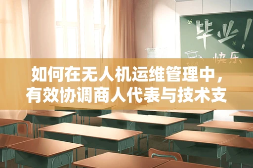如何在无人机运维管理中，有效协调商人代表与技术支持的沟通？
