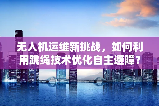 无人机运维新挑战，如何利用跳绳技术优化自主避障？