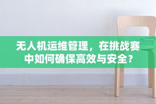 无人机运维管理，在挑战赛中如何确保高效与安全？