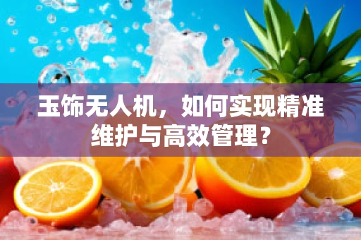 玉饰无人机，如何实现精准维护与高效管理？