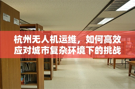 杭州无人机运维，如何高效应对城市复杂环境下的挑战？