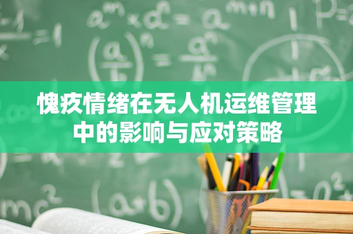 愧疚情绪在无人机运维管理中的影响与应对策略