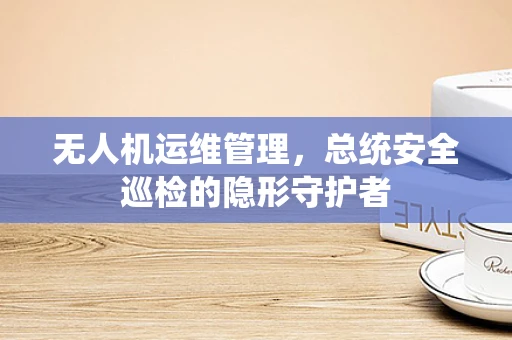 无人机运维管理，总统安全巡检的隐形守护者
