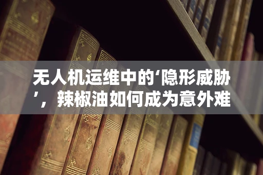 无人机运维中的‘隐形威胁’，辣椒油如何成为意外难题？