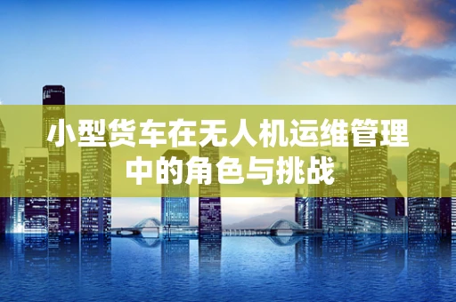 小型货车在无人机运维管理中的角色与挑战