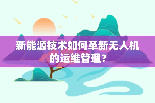 新能源技术如何革新无人机的运维管理？