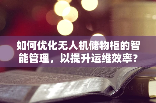 如何优化无人机储物柜的智能管理，以提升运维效率？