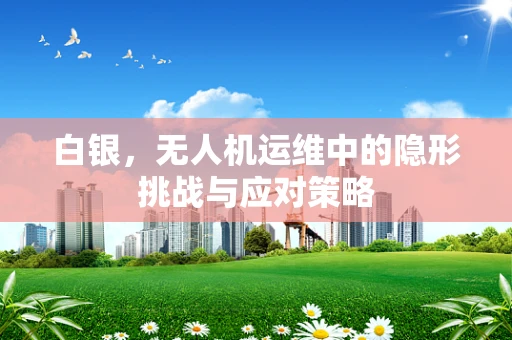 白银，无人机运维中的隐形挑战与应对策略